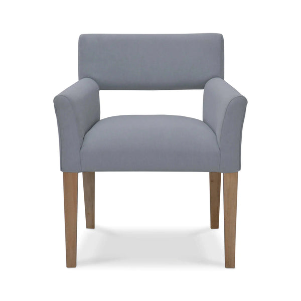 York Upholstered Dining Chair-Blue Hand Home