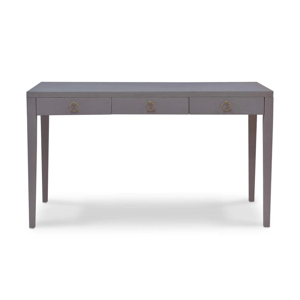 Westminster Linen Wrapped Desk-Blue Hand Home