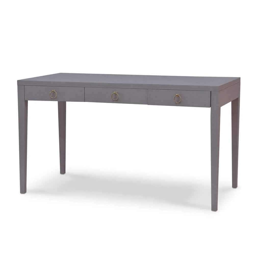 Westminster Linen Wrapped Desk-Blue Hand Home