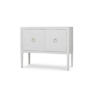 Westminster Linen Wrapped Concave 2 Door Sideboard-Blue Hand Home
