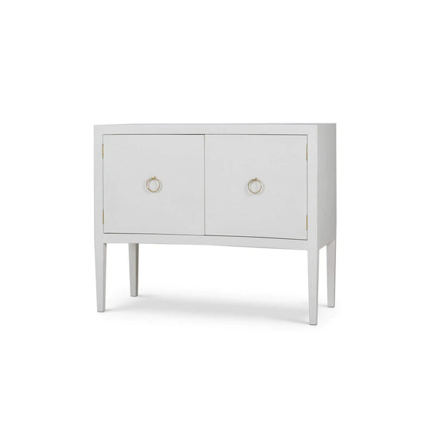 Westminster Linen Wrapped Concave 2 Door Sideboard-Blue Hand Home