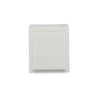 Mornington Linen Wrapped Nightstand In True White-Blue Hand Home