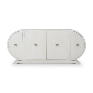 Glastonbury Linen Wrapped Sideboard-Blue Hand Home