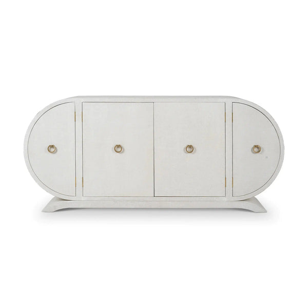 Glastonbury Linen Wrapped Sideboard-Blue Hand Home