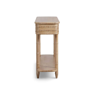 Hurlingham Console Table in Fruitwood-Blue Hand Home