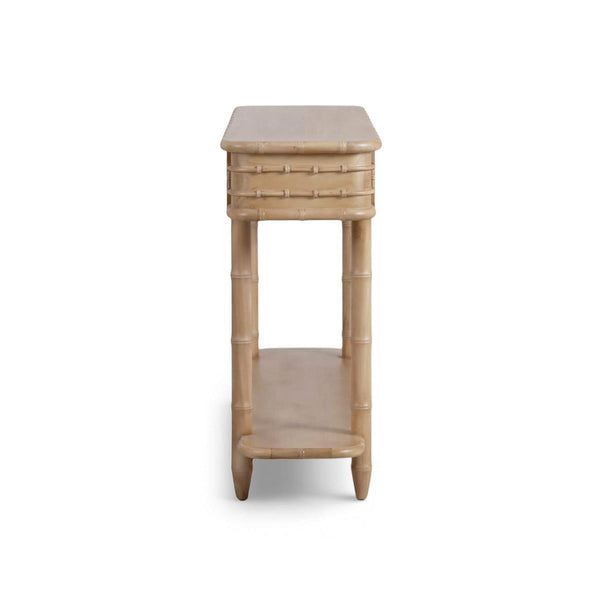Hurlingham Console Table in Fruitwood-Blue Hand Home