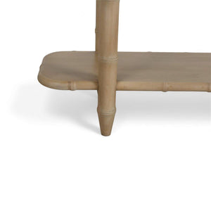 Hurlingham Console Table in Fruitwood-Blue Hand Home