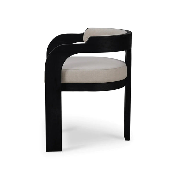 Momo Dining Chair w/ Padded Back-Blue Hand Home