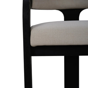 Momo Dining Chair w/ Padded Back-Blue Hand Home