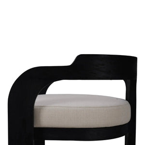 Momo Dining Chair w/ Padded Back-Blue Hand Home