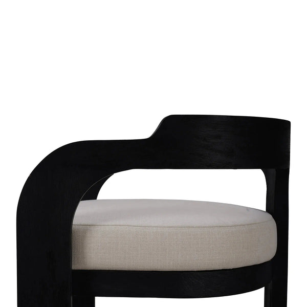Momo Dining Chair w/ Padded Back-Blue Hand Home