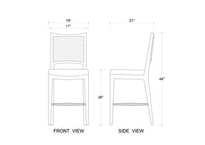 Dulwich Counter Stool-Blue Hand Home
