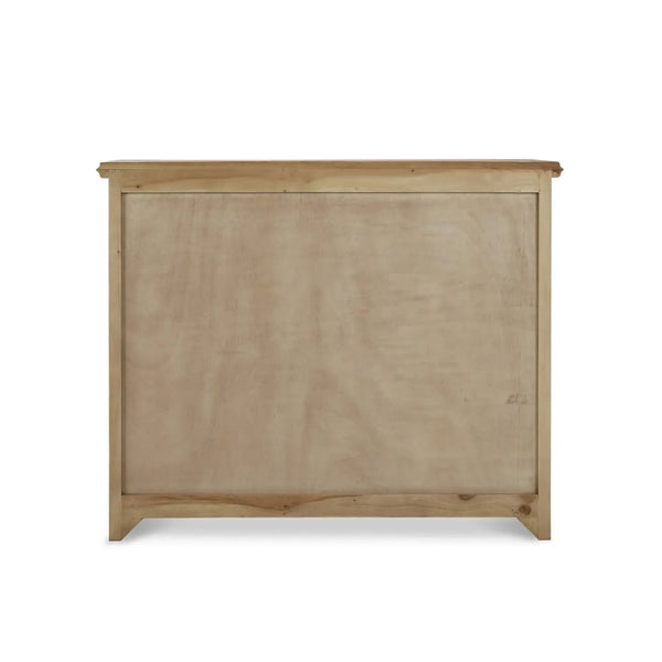 Brighton 3 Drawer Dresser In Fruitwood-Blue Hand Home