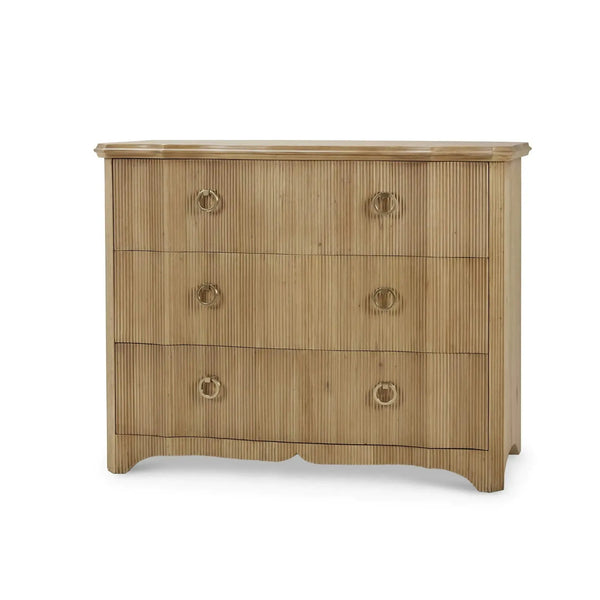 Brighton 3 Drawer Dresser In Fruitwood-Blue Hand Home