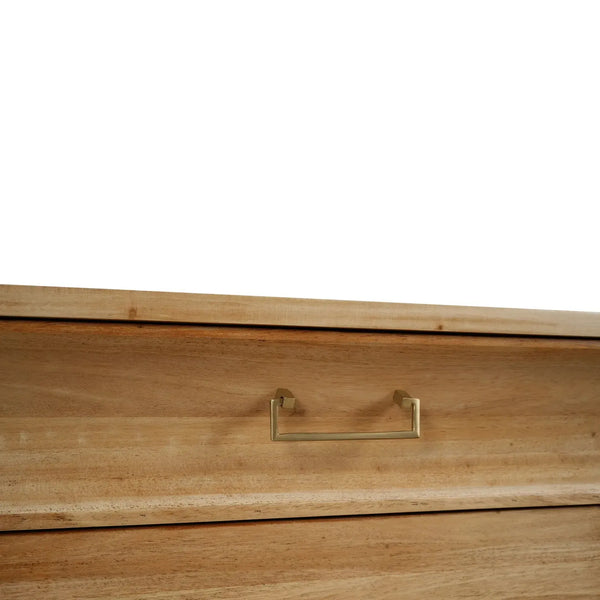 Sandhurst Larger Console In Fruitwood-Blue Hand Home
