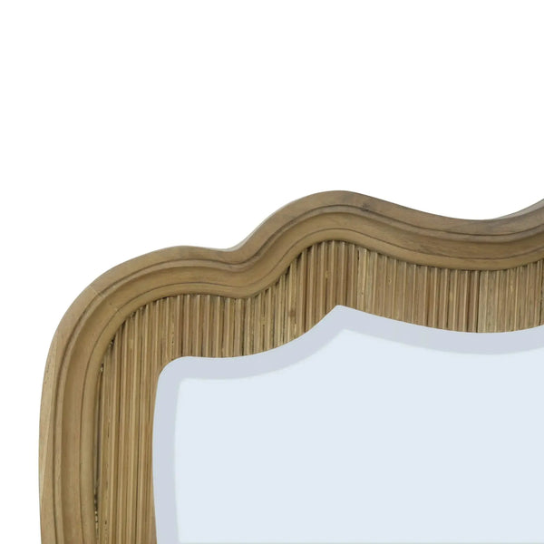 Brighton Mirror In Fruitwood-Blue Hand Home