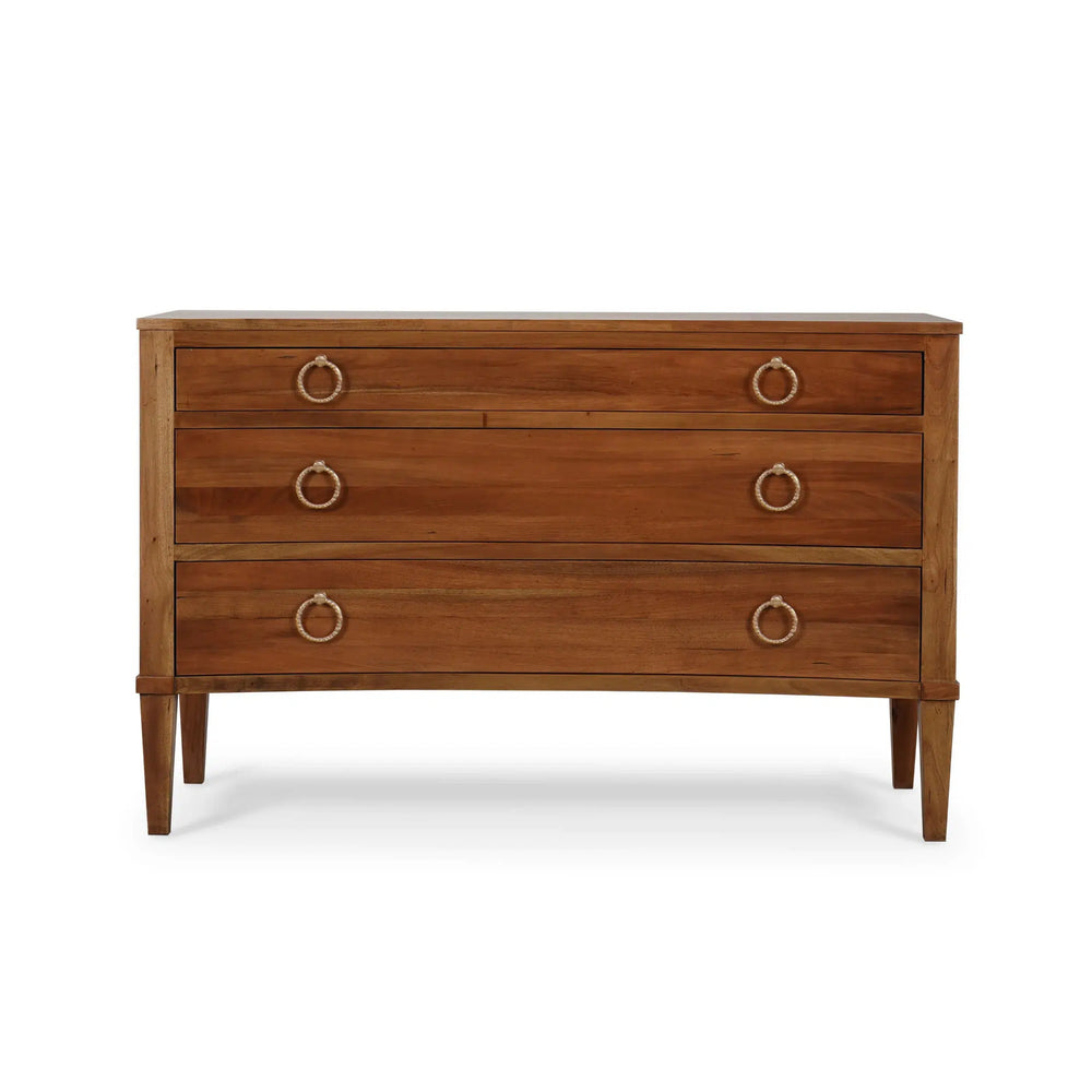Bow 3 Drawer Chest-Blue Hand Home