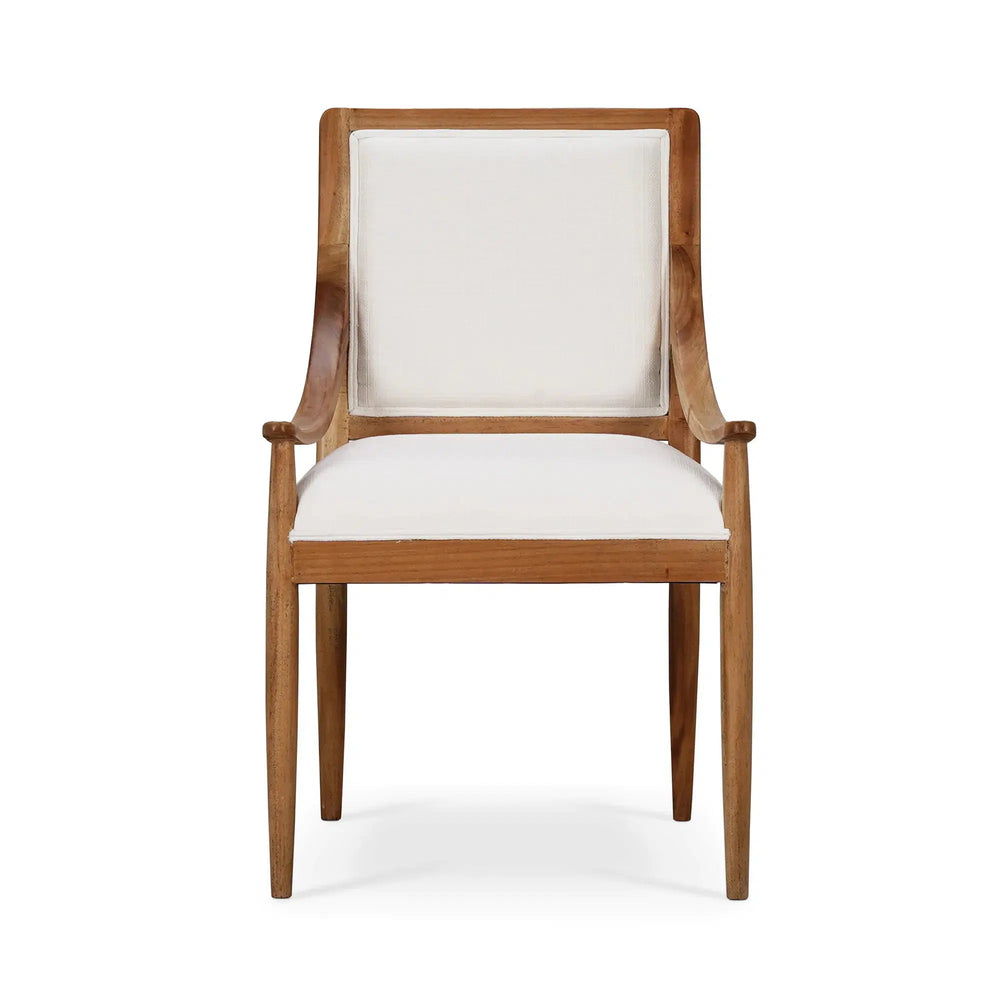 Oslo Dining Chair w/ Upholstered Back-Blue Hand Home