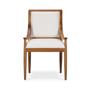 Oslo Dining Chair w/ Upholstered Back-Blue Hand Home