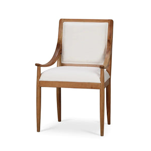Oslo Dining Chair w/ Upholstered Back-Blue Hand Home