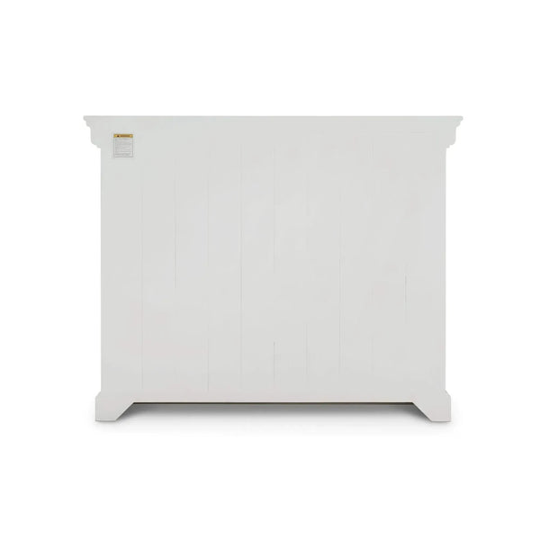Bruges 2 Door Credenza In True White-Blue Hand Home