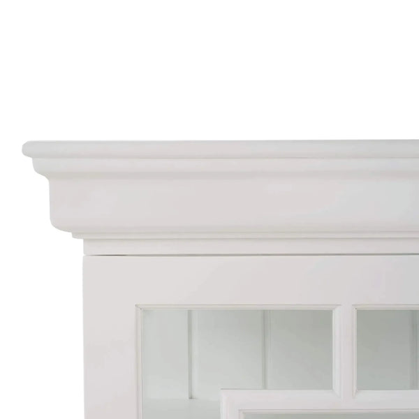 Bruges 2 Door Credenza In True White-Blue Hand Home