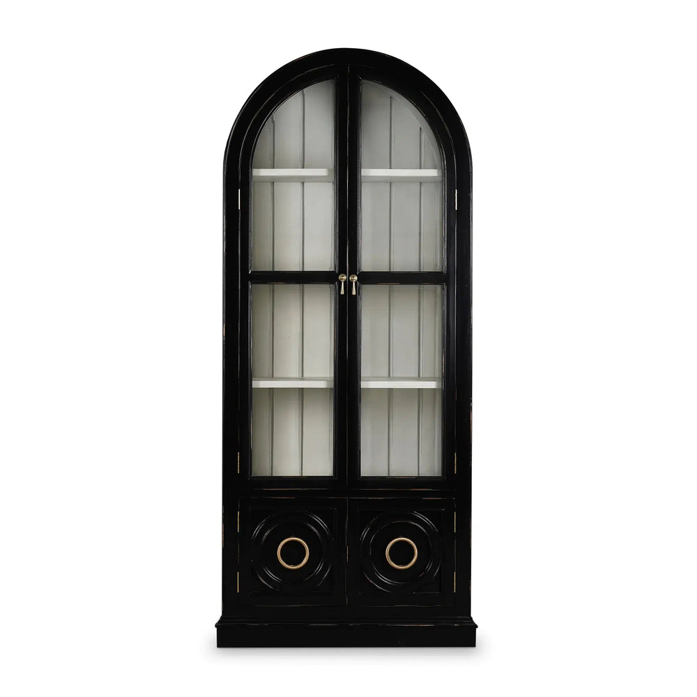 2 Door Pavilion Display Cabinet-Blue Hand Home