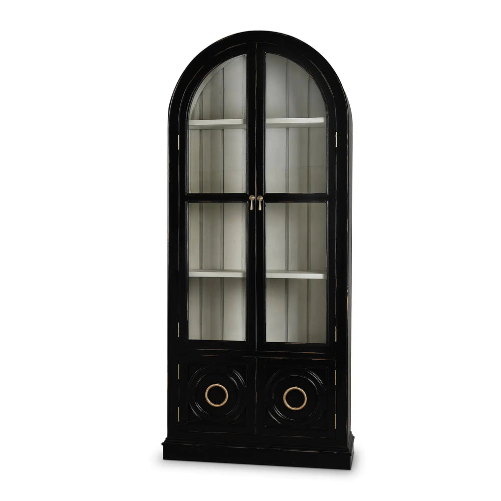 2 Door Pavilion Display Cabinet-Blue Hand Home