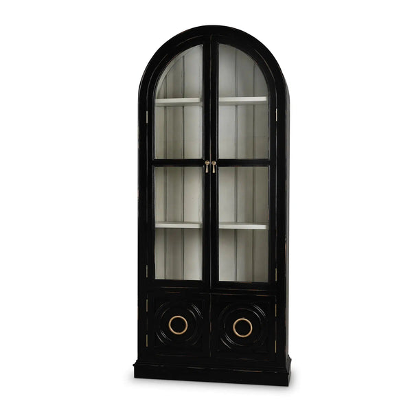 2 Door Pavilion Display Cabinet-Blue Hand Home