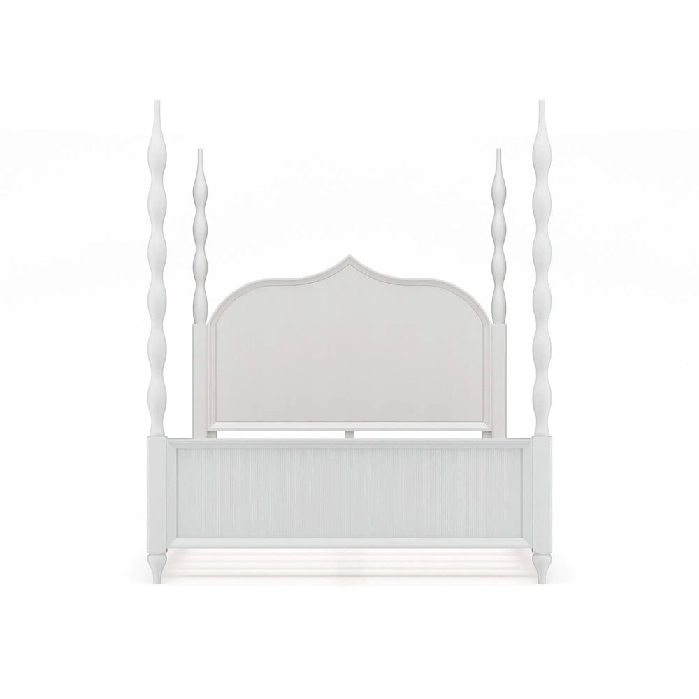 Brighton Wooden Back Bed Queen-Blue Hand Home
