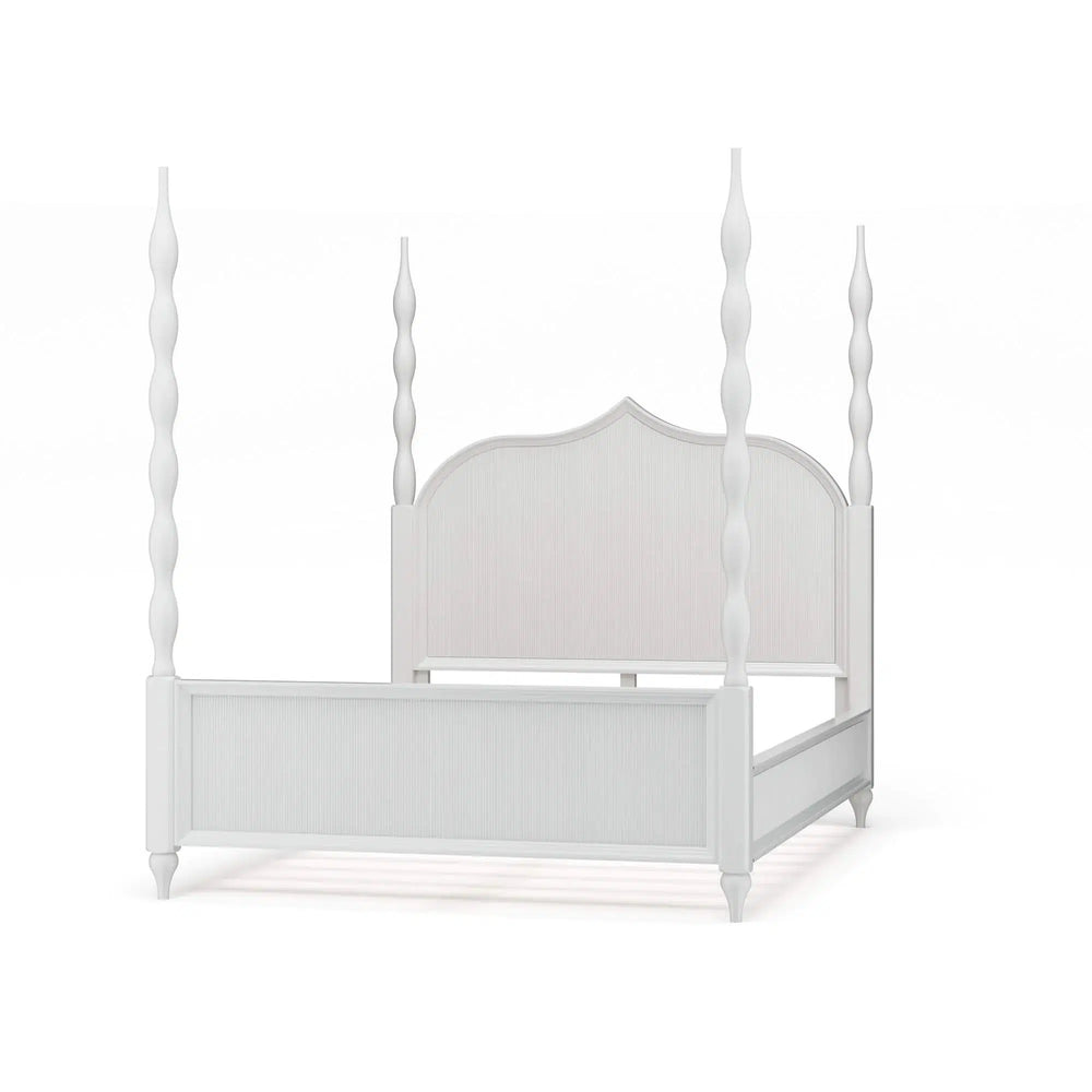 Brighton Wooden Back Bed Queen-Blue Hand Home