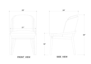 Sopworth Dining Chair-Blue Hand Home