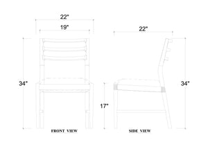 Laurent Dining Chair-Blue Hand Home
