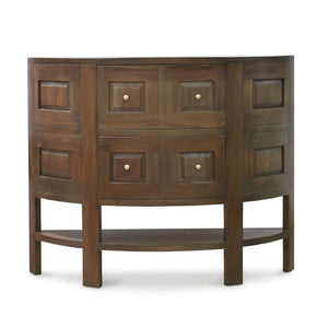 Elmhurst Console In Straw Wash-Blue Hand Home