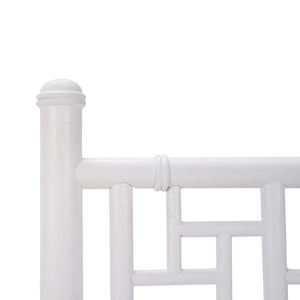 Grosvenor Dining Chair In True White W/ Arctic White Performance Fabric-Blue Hand Home