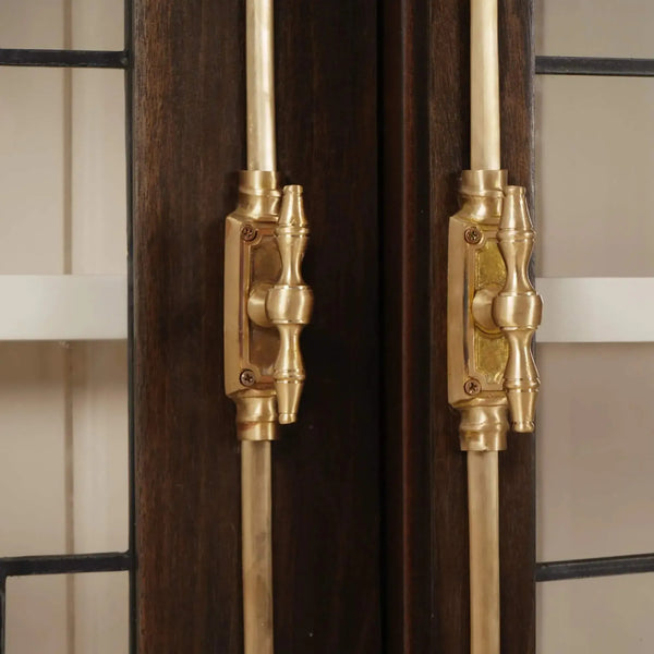 Ceylon 3 Door Display Cabinet-Blue Hand Home