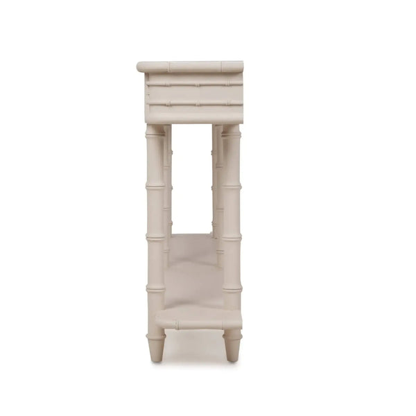Hurlingham Long Console in Putty-Blue Hand Home