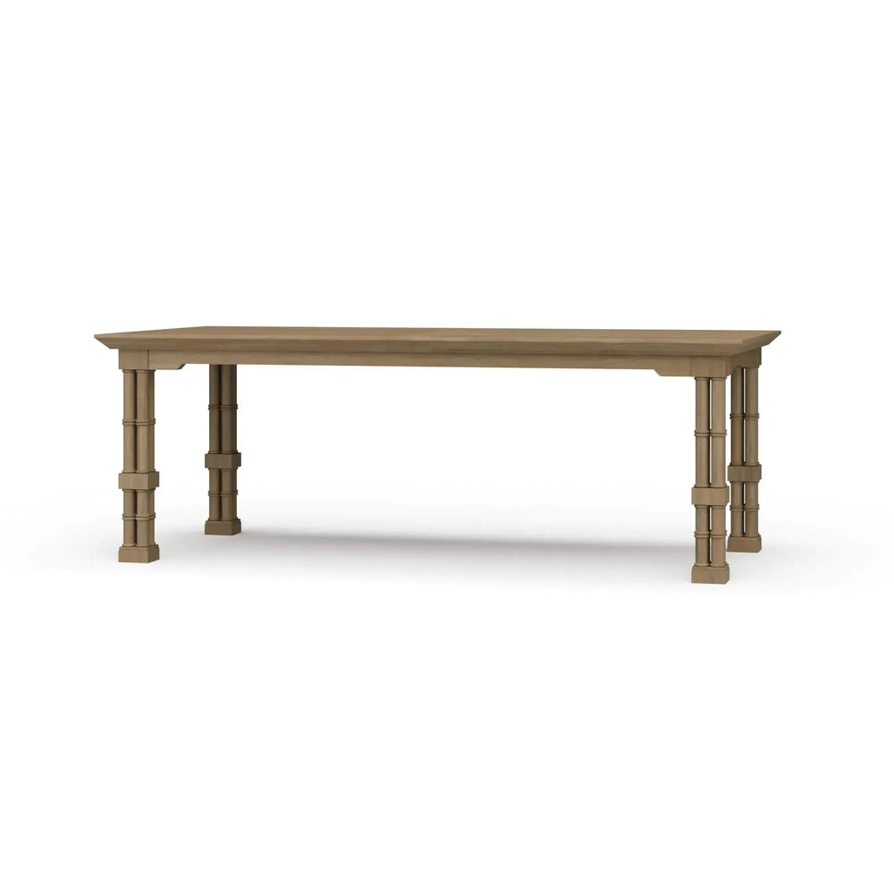 Farringdon Rectangular Dining Table 84''-Blue Hand Home