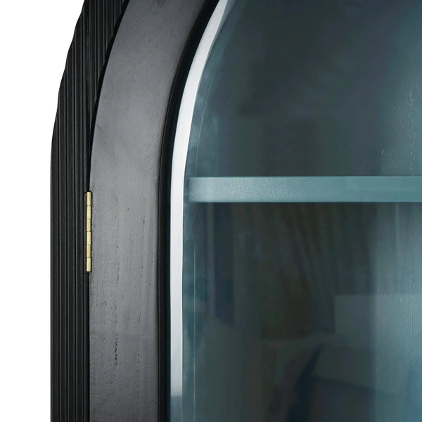 Bilbao Double Arched Display Cabinet-Blue Hand Home