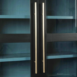 Bilbao Double Arched Display Cabinet-Blue Hand Home