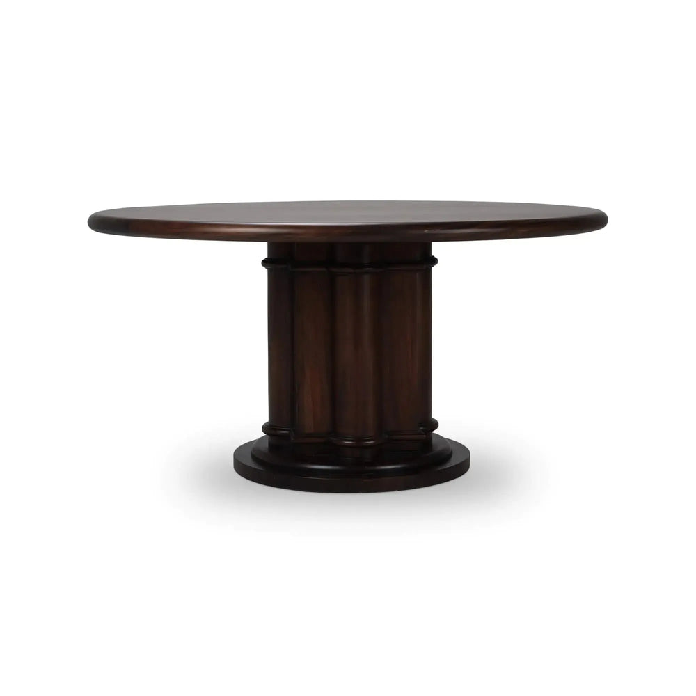 Hobsons Round Dining Table 60''-Blue Hand Home