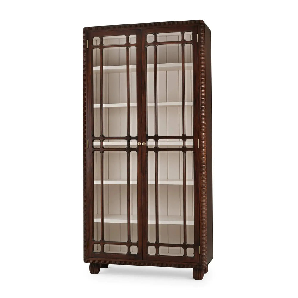 Toulouse Glass Display Cabinet-Blue Hand Home