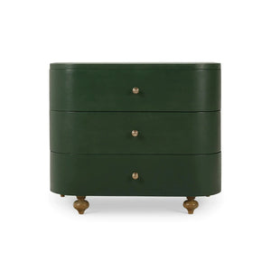Fenchurch Linen Wrapped 3 Drawer Dresser-Blue Hand Home