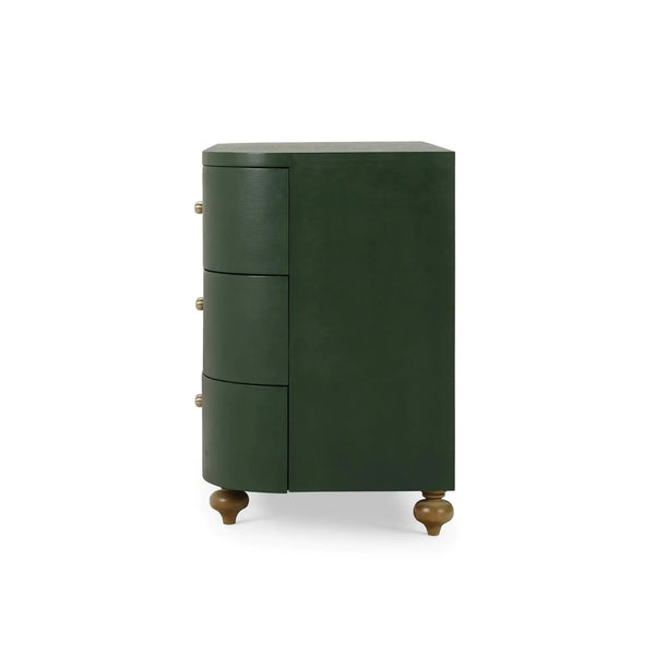Fenchurch Linen Wrapped 3 Drawer Dresser-Blue Hand Home