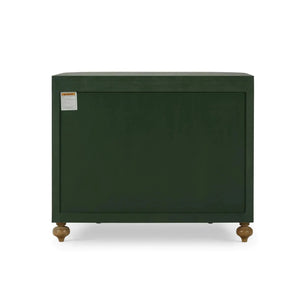 Fenchurch Linen Wrapped 3 Drawer Dresser-Blue Hand Home