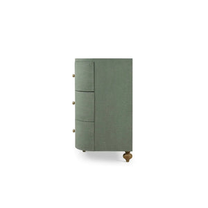 Fenchurch 9 Drawer Linen Wrapped Dresser-Blue Hand Home