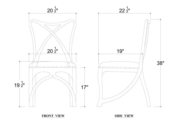 Vienna Dining Chair-Blue Hand Home