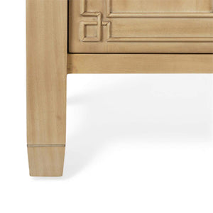 Knightsbridge Long Narrow Sideboard in Fruitwood-Blue Hand Home