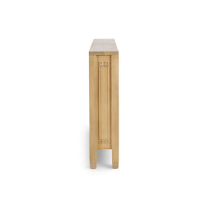 Knightsbridge Long Narrow Sideboard in Fruitwood-Blue Hand Home