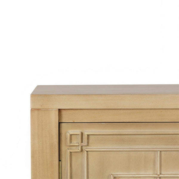 Knightsbridge Long Narrow Sideboard in Fruitwood-Blue Hand Home